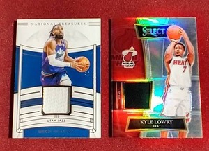 (2) NBA Jersey Cards - One #d