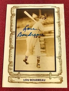 Autographed Lou Boudreau Card