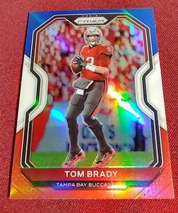 2020 Prizm Red White & Blue Tom Brady Card