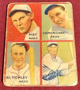 1935 Goudey 4-in-1 Baseball Card