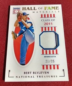 Awesome Bert Blyleven Game-Used Jersey Card #d25