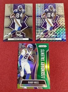 (3) Nice Randy Moss Insert Cards