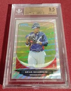 2013 Bowman Chrome Draft Refractor Brian Navarreto BCG 9.5 - #d25