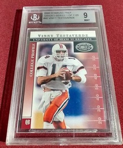2000 Donruss Preferred Vinny Testaverde BCG 9 - Graded Series 1125