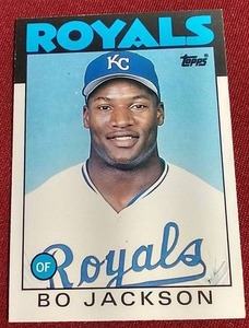 1986 Topps Traded Bo Jackson Rookie Card