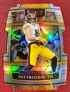 2021 Select Yellow Prizm Die-Cut Pat Freiermuth Rookie Card