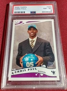 2005 Topps Chris Paul Rookie Card - PSA 8