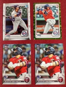 (4) Royce Lewis RookieProspect Cards