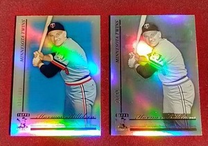 (2) Numbered Topps Tribute Harmon Killebrew Refractors