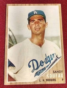 1962 Topps Sandy Koufax Card