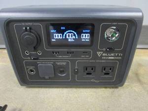 lot 311 image: BLUETTI EB3A Portable Power Station - EB3A-US-GY-BL-00 - (NEW IN OPEN BOX)