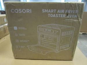 lot 315 image: Cosori CS100-AO Smart Air Fryer Toaster Oven - Black with Accessories (SEE PHOTOS, NICE CONDITION)