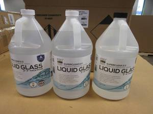 lot 326 image: Deep Pour Epoxy Resin, 3 Gallon Kit, Liquid Glass 2-4 Inch Casting Resin, Clear Epoxy Resin for Wood, Food Safe Epoxy Resin, Heat Resistant Epoxy, Penetrating Epoxy, Two Part Resin Epoxy