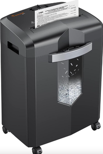 lot 308 image: Bonsaii 16-Sheet Office Paper Shredder in Black (OPEN BOX)