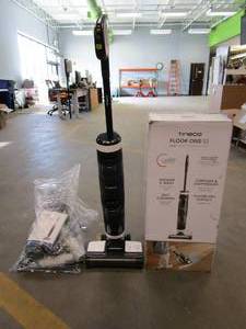 lot 336 image: Tineco Floor ONE S3 Cordless Hardwood Floors Cleaner, Lightweight Wet Dry Vacuum Cleaners for Multi-Surface Cleaning with Smart Control System (OUT OF BOX, SLIGHTLY USED)
