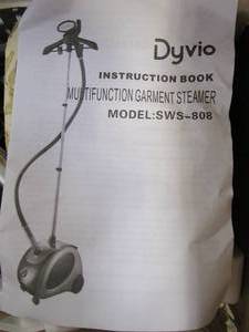 lot 337 image: Dyvio Garment Steamer for Clothes, Standing Steamer with 4 Steam Level Fast Heat-up and 1.6 L Water Tank, Steamer for Wrinkles 60min of Continuous Steam, 1500W Professional Fabric Clothing Steamer (USED, OPEN BOX)