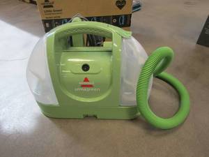 lot 338 image: BISSELL Little Green Multi-Purpose Portable Carpet and Upholstery Cleaner, 1400B (OPEN BOX)