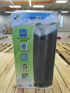 lot 346 image: Germ Guardian Air Purifier with HEPA 13 Filter, Removes 99.97% of Pollutants, Covers Large Room up to 743 Sq. Foot Room in 1 Hr (OPEN BOX)
