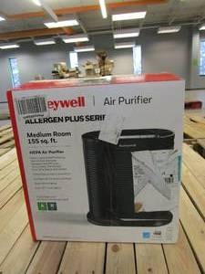 lot 348 image: Honeywell HPA100 HEPA Air Purifier for Medium Rooms - Microscopic Airborne Allergen Reducer, Cleans Up To 750 Sq Ft in 1 Hour (OPEN BOX)