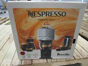 lot 363 image: Nespresso Vertuo Next Coffee and Espresso Machine in Cherry (USED, OPEN BOX)
