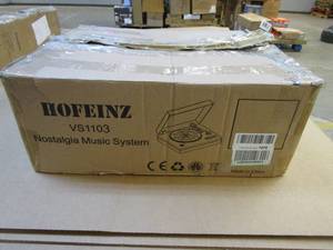 lot 383 image: Hofeinz Nostalgia Music Turntable (OPEN BOX)