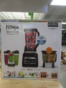 lot 412 image: Ninja Professional Plus Kitchen System with Auto IQ 1400 Wp 5 Smoothies Function (OPEN BOX)