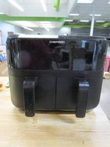 lot 413 image: Chefman TurboFry Touch Dual Air Fryer (USED, OUT OF BOX)