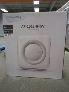lot 408 image: Coway Airmega AP-1512HH(W) True HEPA Purifier with Air Quality Monitoring in White (OPEN BOX)