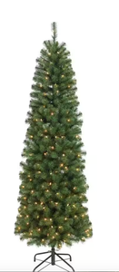 lot 396 image: 7.5 ft. Pre-Lit Northern Fir Artificial Christmas Tree with 350 Clear Lights (OPEN BOX)