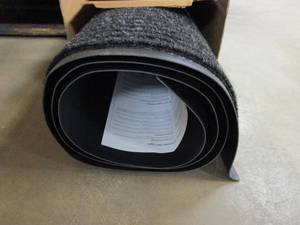 lot 464 image: Brush Step 4 x 6 Charcoal Carpet - SOLD AS IS
