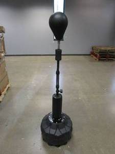 lot 473 image: Adjustable Work Out Speed Bag, Strike Ball Is Ripped (See Photos) - Suction Cup Base - SOLD AS IS