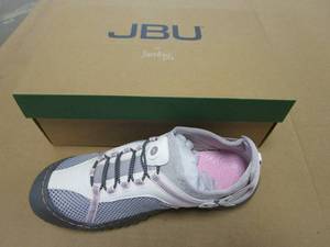 lot 487 image: JBU by Jambu Womens Tahoe Water Ready Wide Sneaker, Off WhiteBlush, Size 8.5 - New, SOLD AS IS