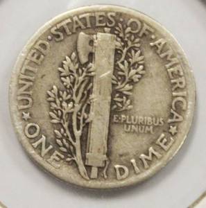 1944 Mercury Head One Dime United States Of America
