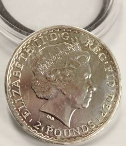 2013 One Ounce Of Fine Silver Queen Elizabeth II, 2 English Pounds