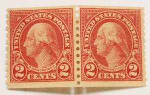 2 Cents U.S. Postage Washington Stamp Red Set Of 2 Stamps