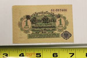 1914 Germany One Mark Uncirculated Currency