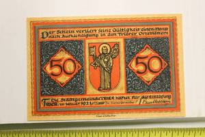 1921 Germany 50 Pfennig Uncirculated Currency
