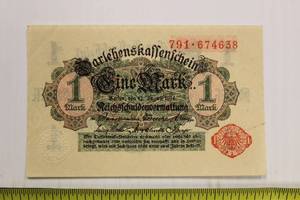1914 Germany 1 Mark Uncirculated Currency