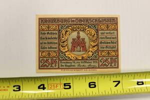 25 Pfennig Germany 1921 Uncirculated Currency