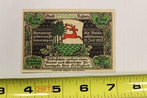 One German Mark 1920 Uncirculated Currency