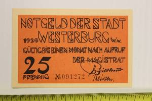 25 Pfennig Germany 1920 Uncirculated Currency