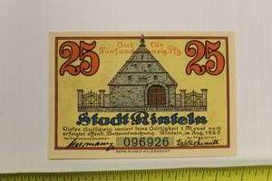 1920 Germany 25 Pfennig Uncirculated currency