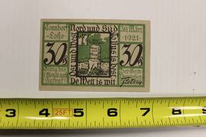 1921 Germany 30 Pfennig Uncirculated Currency