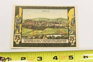 1922 Germany 75 Pfennig 34 Mark Uncirculated Currency