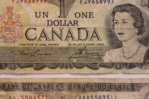 1973 Canada One Dollar Bill. Lot Of 2 Bills