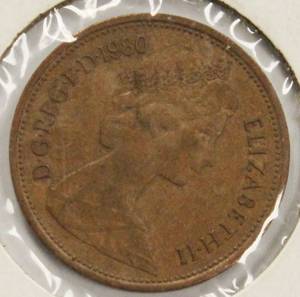 Great Britain 2 New Pence 1980 Bronze Coin