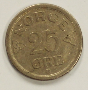 1954 Norway 25 Ore