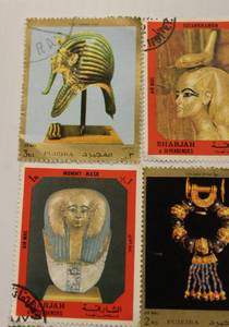 Dubai, Sharjah And Fujeira 6 Rare Stamps