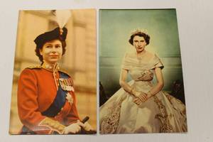 5 Vintage Postcards From Canada, The Queen, Canadian Fire Fighter And More