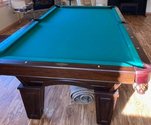 BENEFIT ITEM  BRUNSWICK POOL TABLE